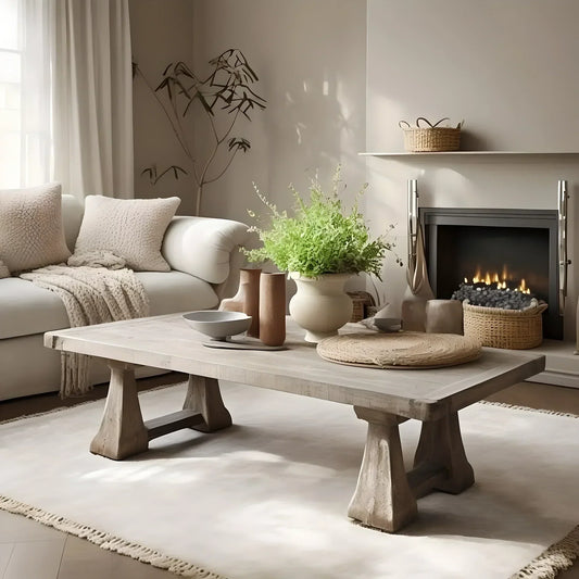 Ash wood coffee table, new generation table 