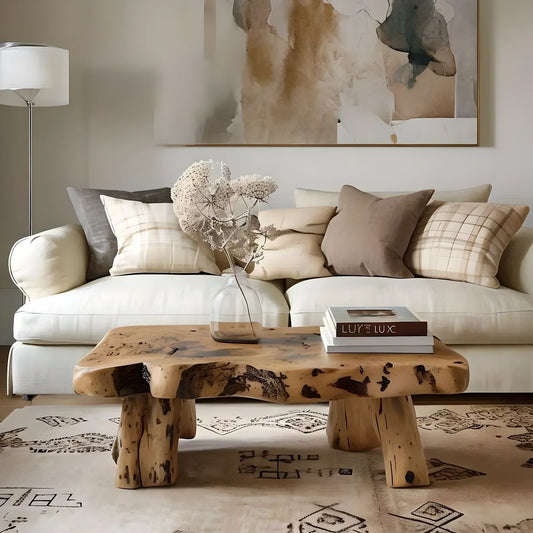 recycled wooden tea table 