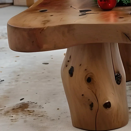 Solid wood coffee table, handmade sofa table 